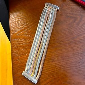 Multi-tonal Metal Magnetic Bracelet